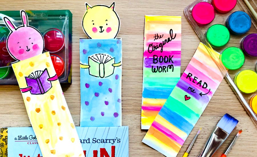Beautiful DIY Watercolor Bookmarks