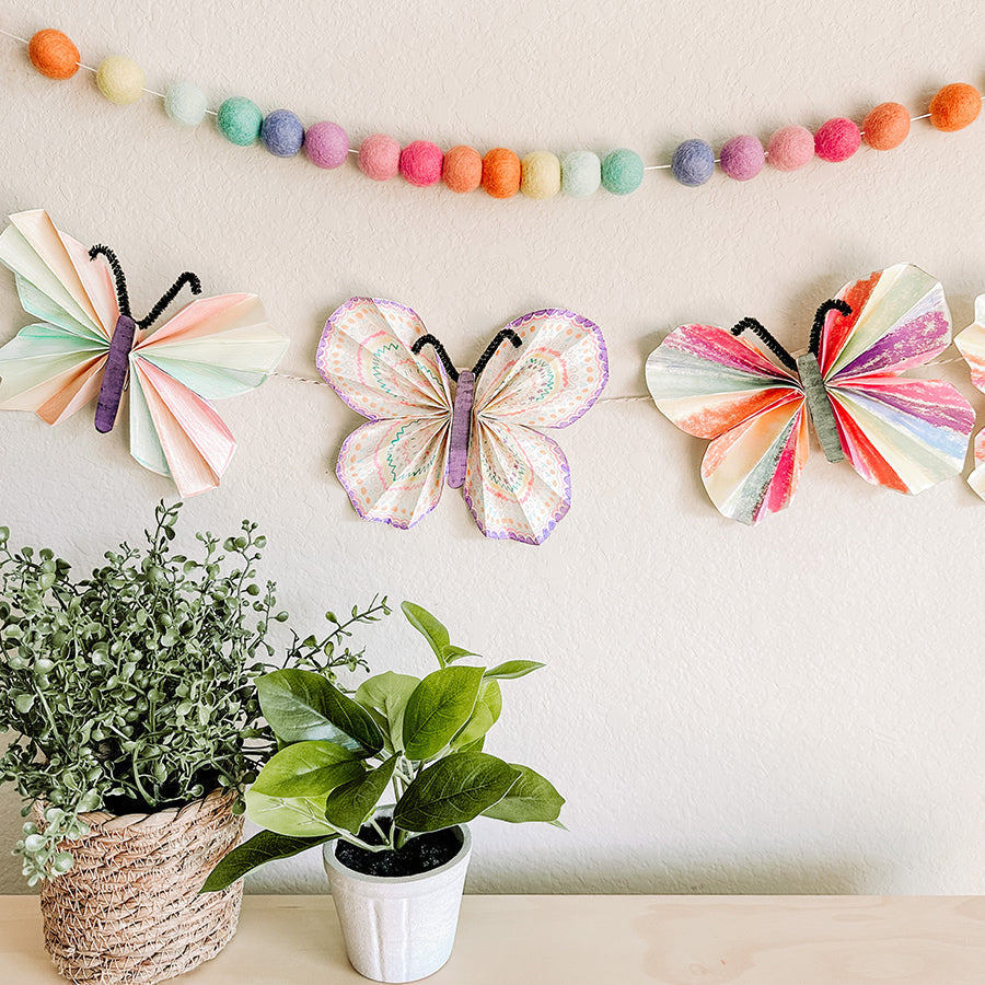 Homemade Butterflies Craft