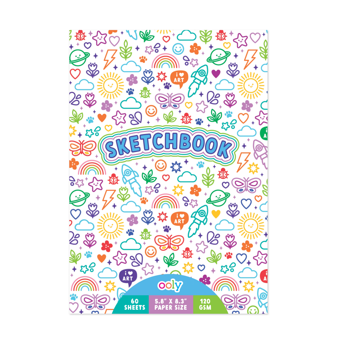 Sketchbook for Girls (Jumbo Size Doodle Book for Girls-Cute Covers