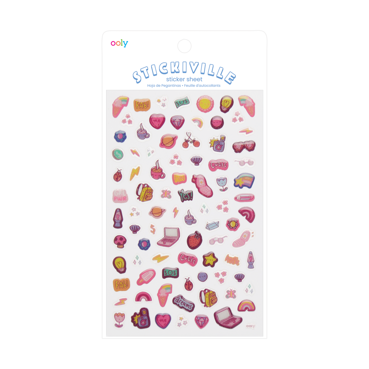 Stickiville GRL Boss sticker sheet in packaging