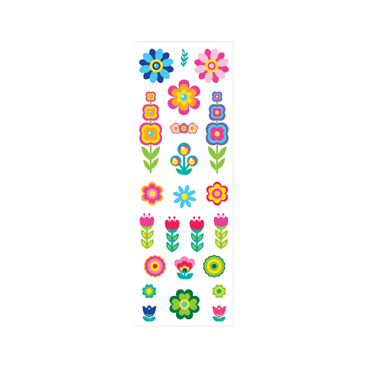 Stickiville Fun Flowers Stickers out of packaging