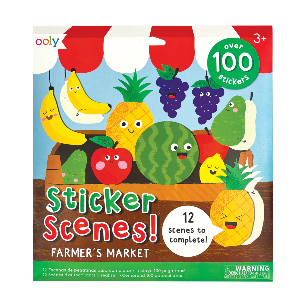 Farmer's Market Sticker Scenes! front of packaging
