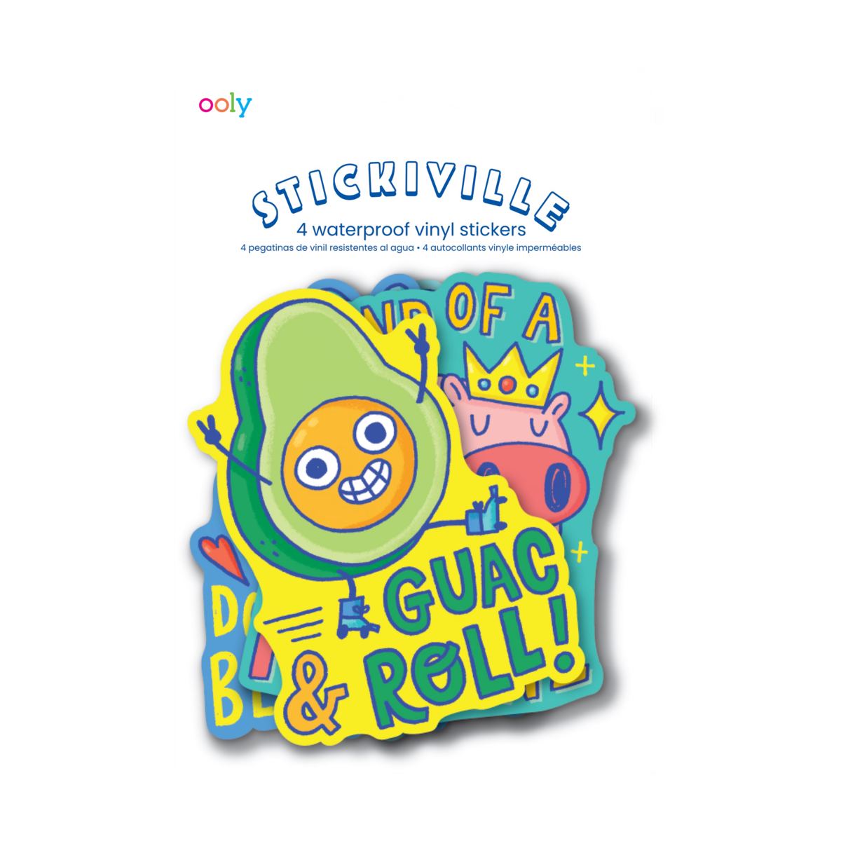 Stickiville Punny Pals vinyl stickers in packaging