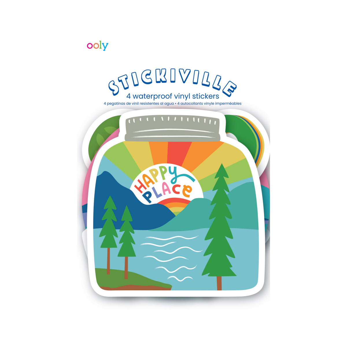 Stickiville Wild Outdoors Vinyl stickers in packaging