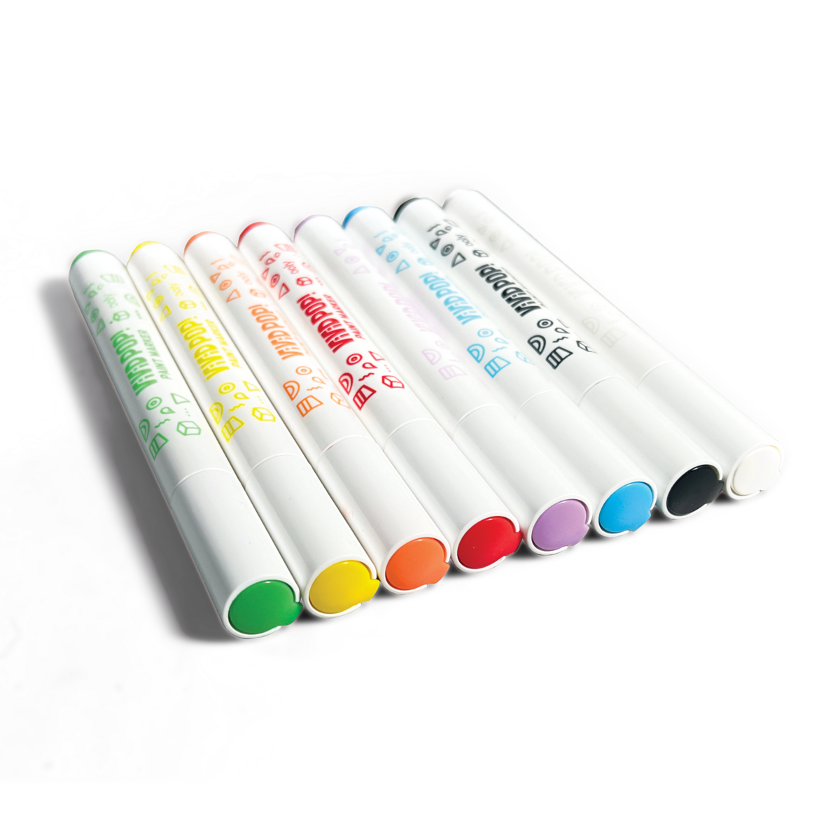 Vivid Pop! Water Based paint markers in a row