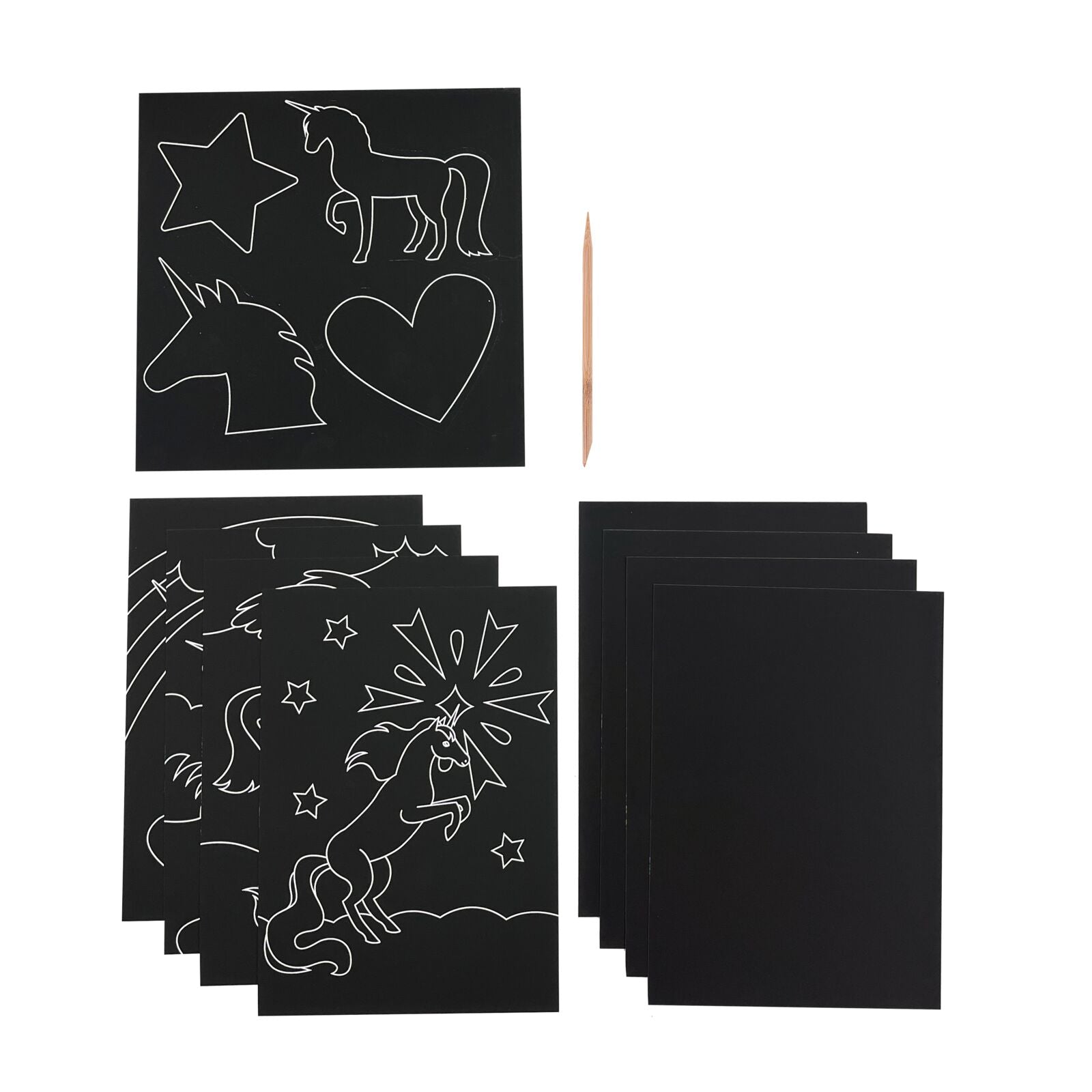Magical Unicorn Scratch and Scribble Scratch Art Kit