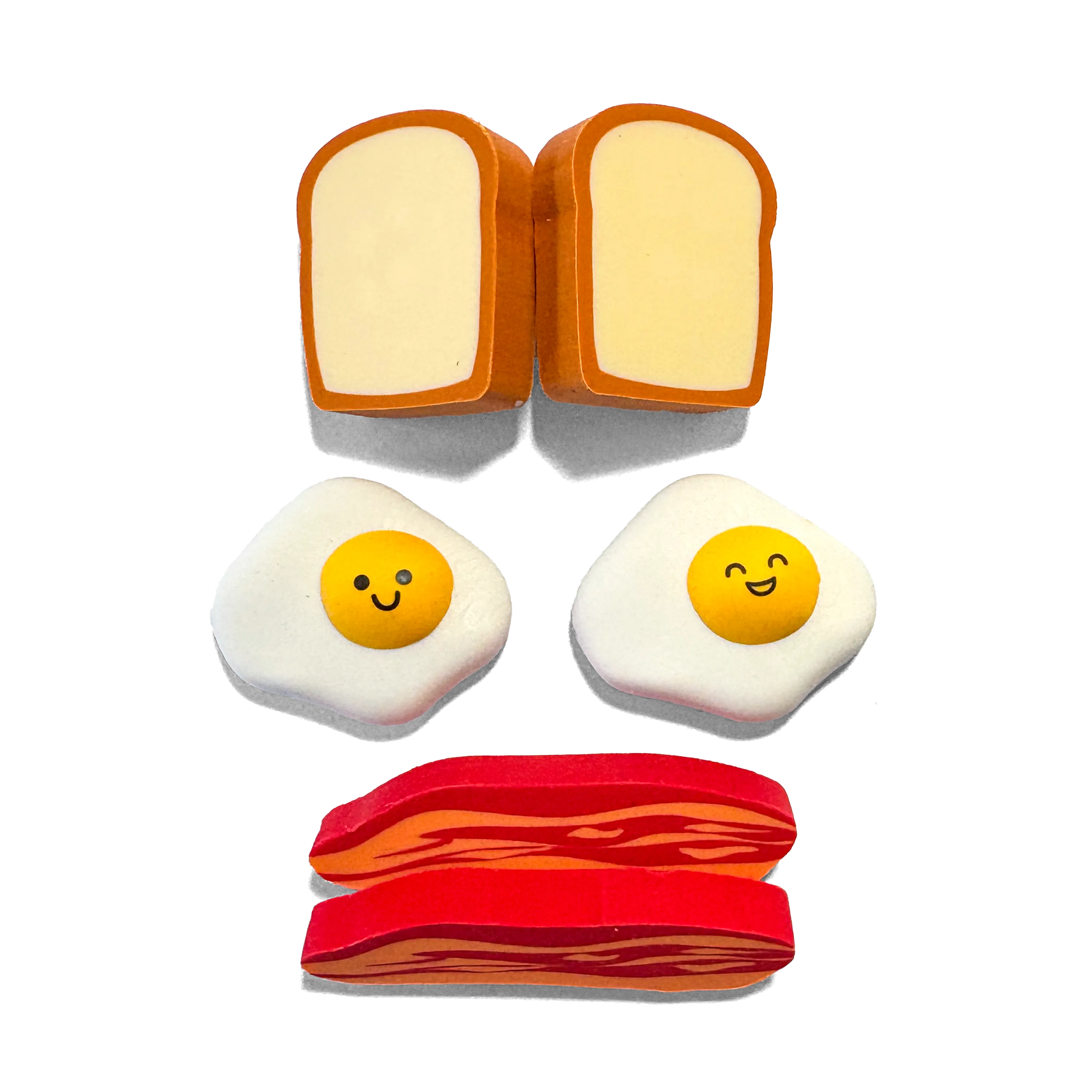 Brunch Bunch Erasers - Set of 6