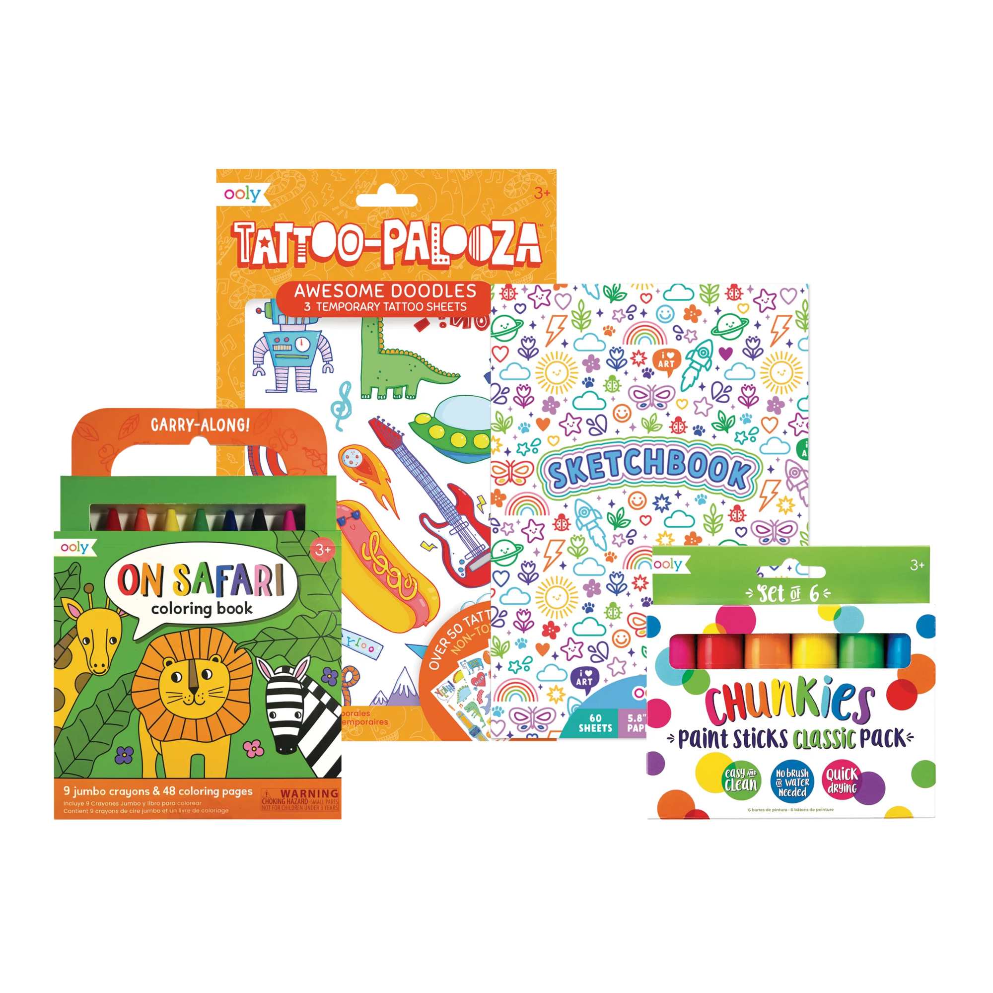 Color Doodlers Happy Pack Gift Set out of zipper gift pack