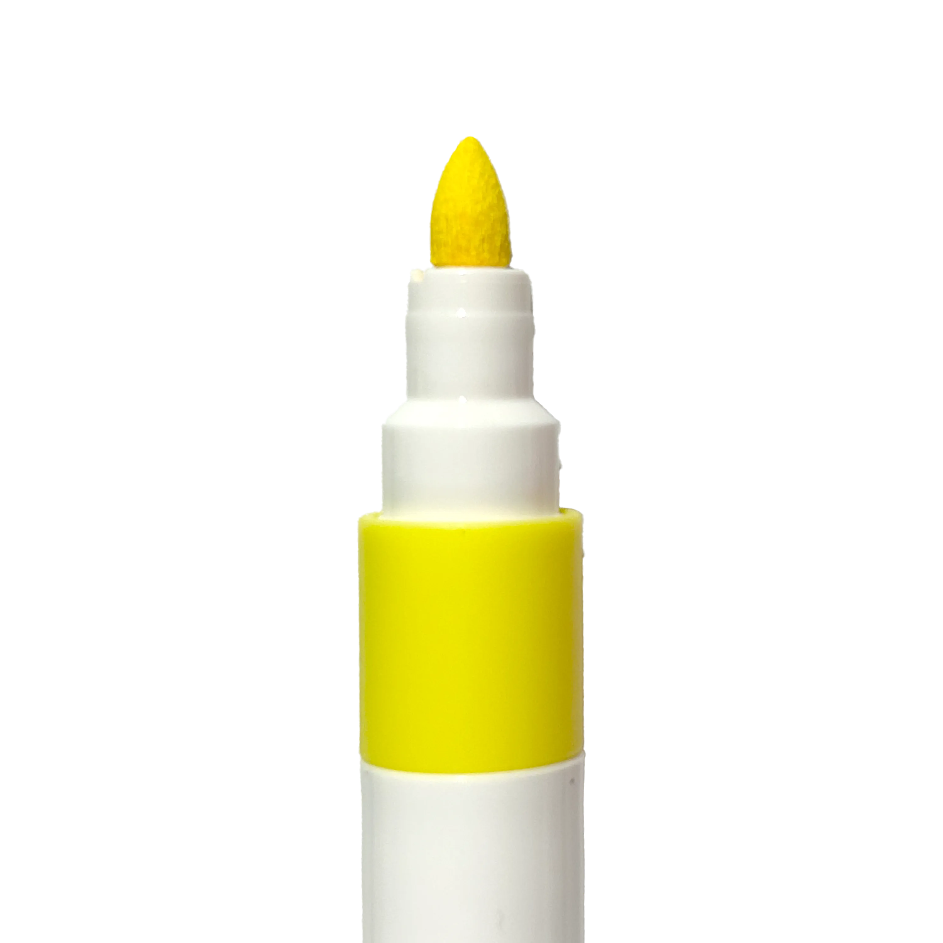 Close up of yellow paint marker tip from OOLY Colortopia Color By Number Paint Marker Kit - Epic Adventures set