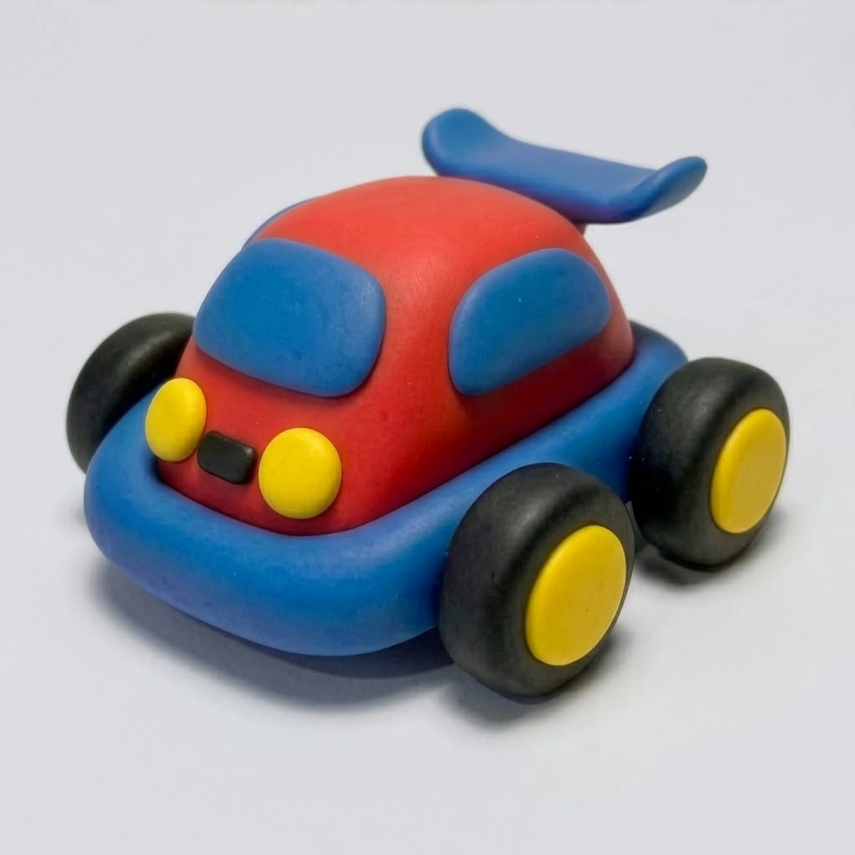 Creatibles Mini Air Dry Clay Car Kit - Zoomie Racecar