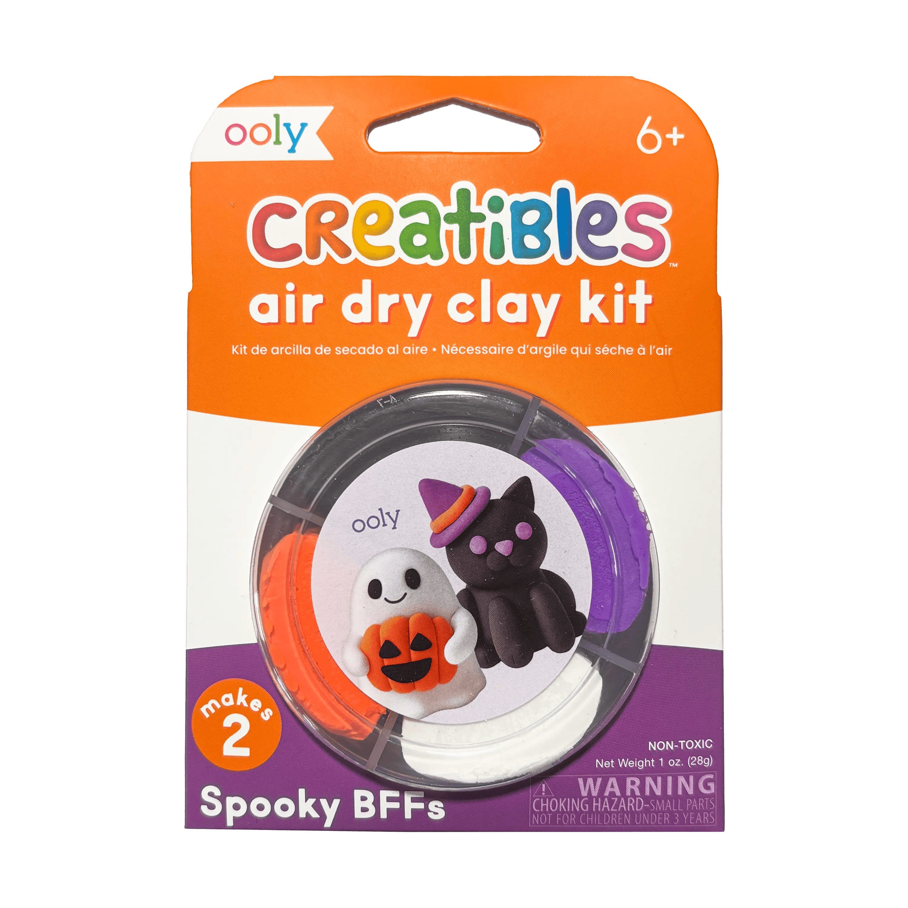 Creatibles Mini Air Dry Clay - Spooky BFFs
