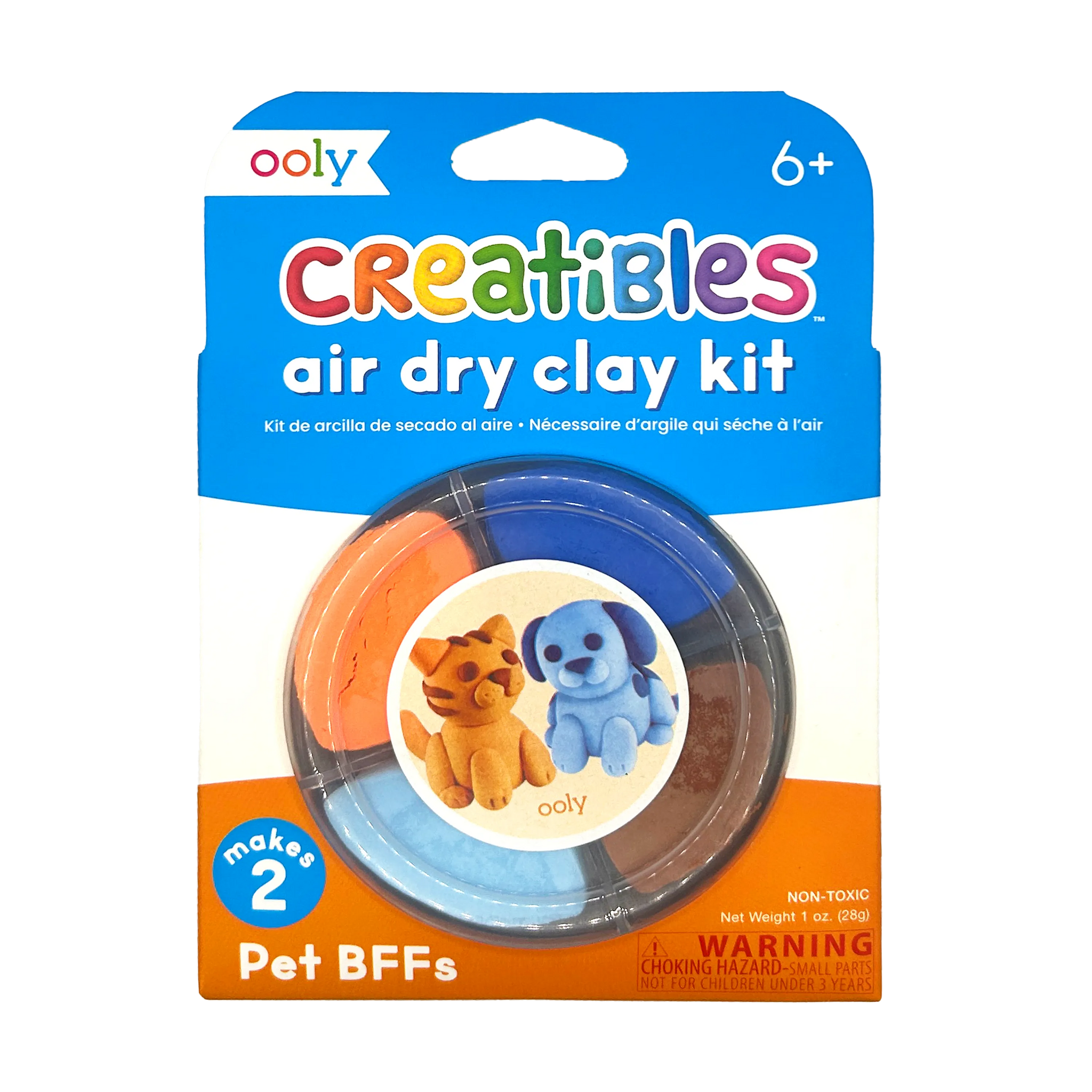 Creatibles Mini Air Dry Clay Kit - Pet BFFs - OOLY
