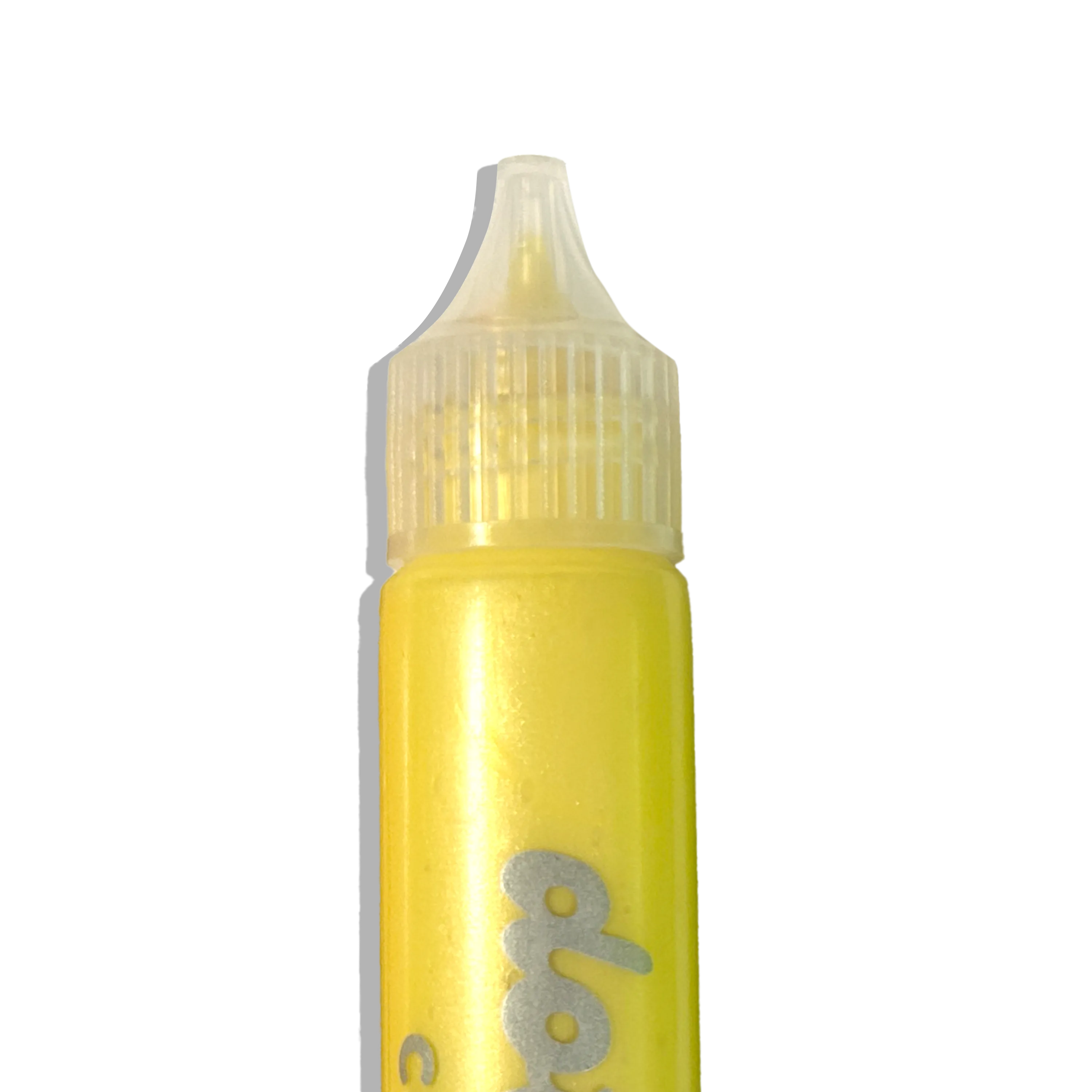 Close up of capped paint stick from OOLY Dot-a-Lot 3D Dimensional Craft Paint - Pearlescent on a white background