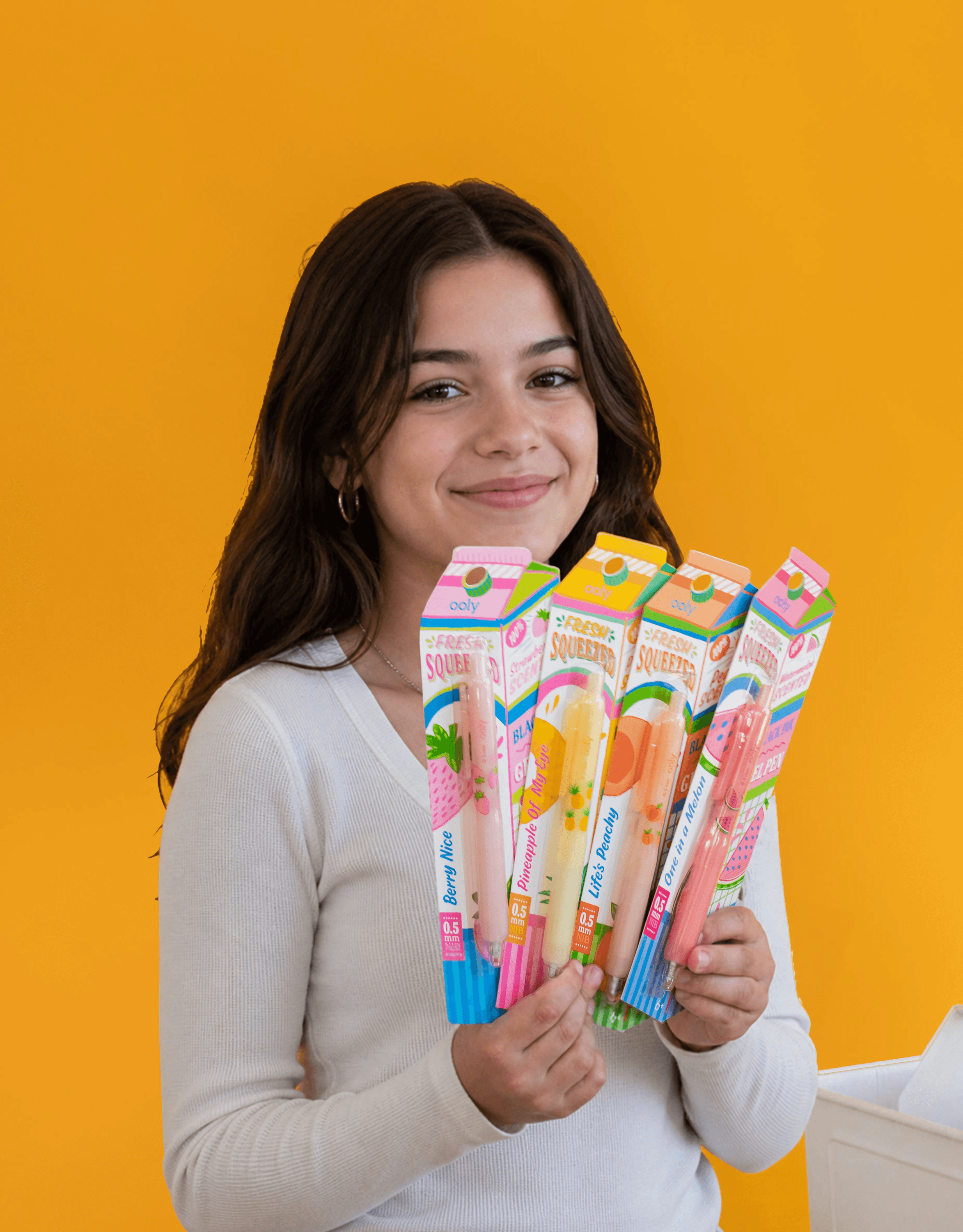 Fresh Squeezed Fruit Scented Gel Pen - Black Ink - Watermelon