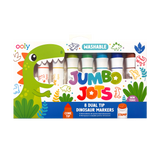 Jumbo Jots Dual Tip Stamp Markers - Dinosaur - Set of 8