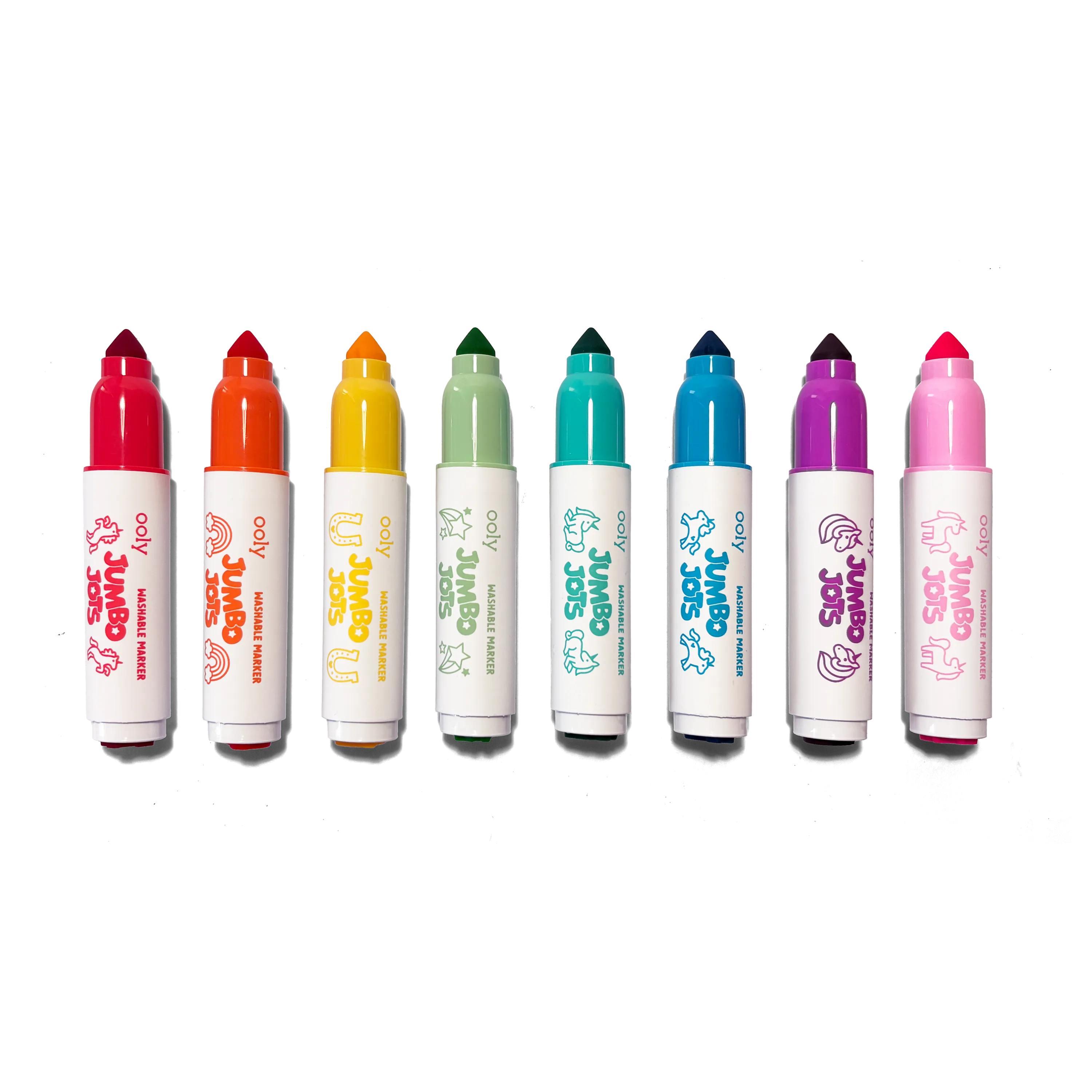 Jumbo Jots Dual Tip Stamp Markers - Unicorn - Set of 8