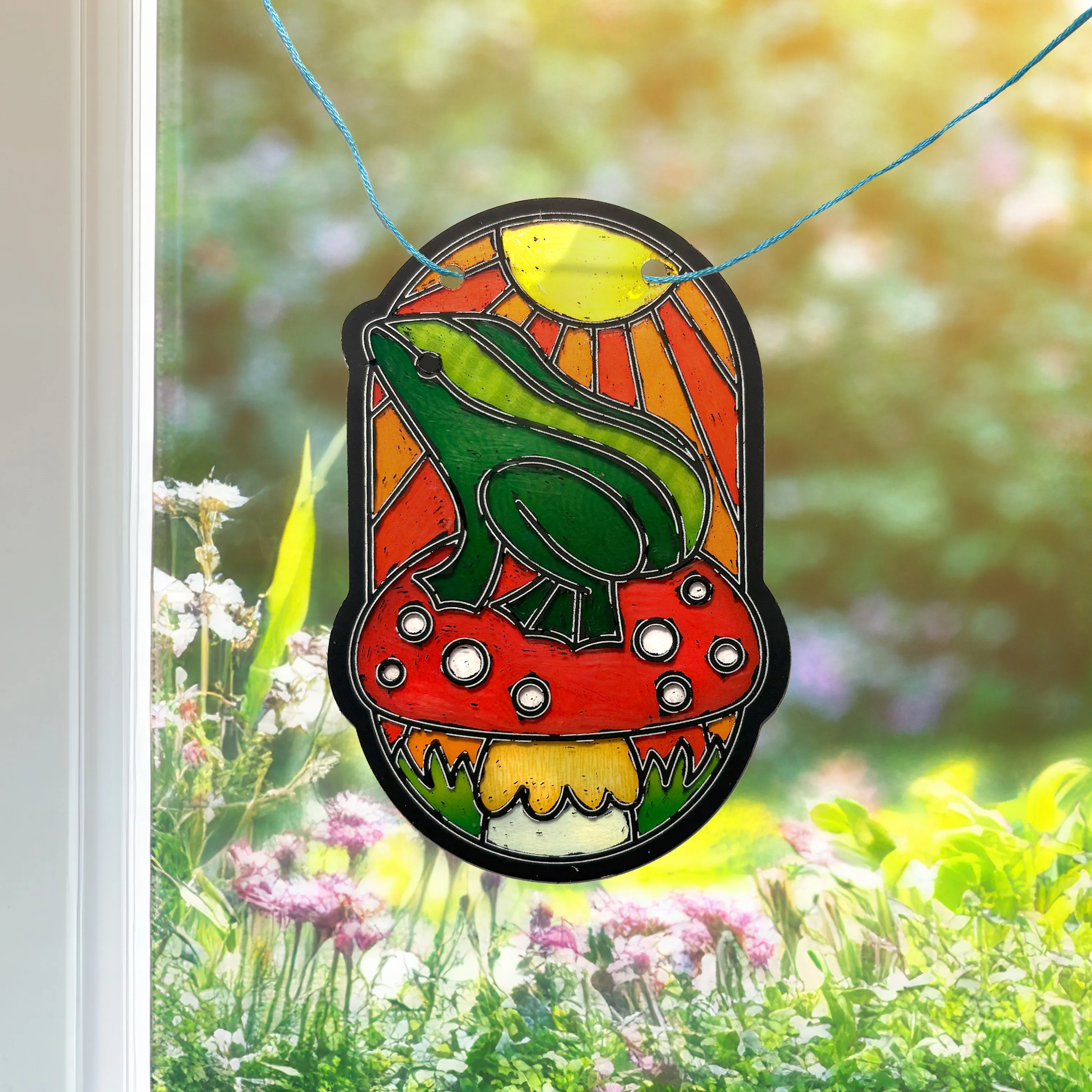 Scratch & Scribble Window Banner Kit - Garden