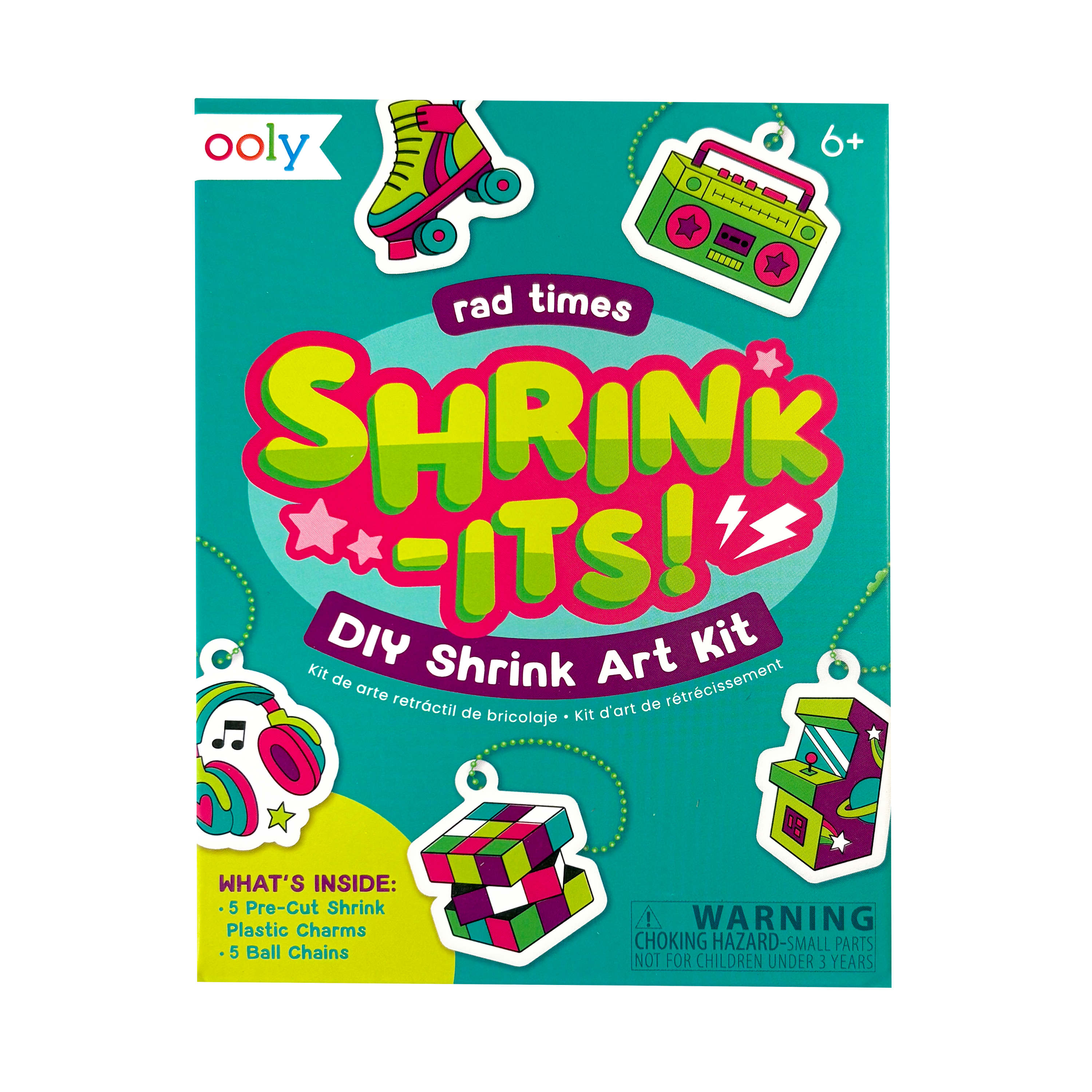 Shrink-Its! Mini DIY Shrink Art Kit - Rad Times
