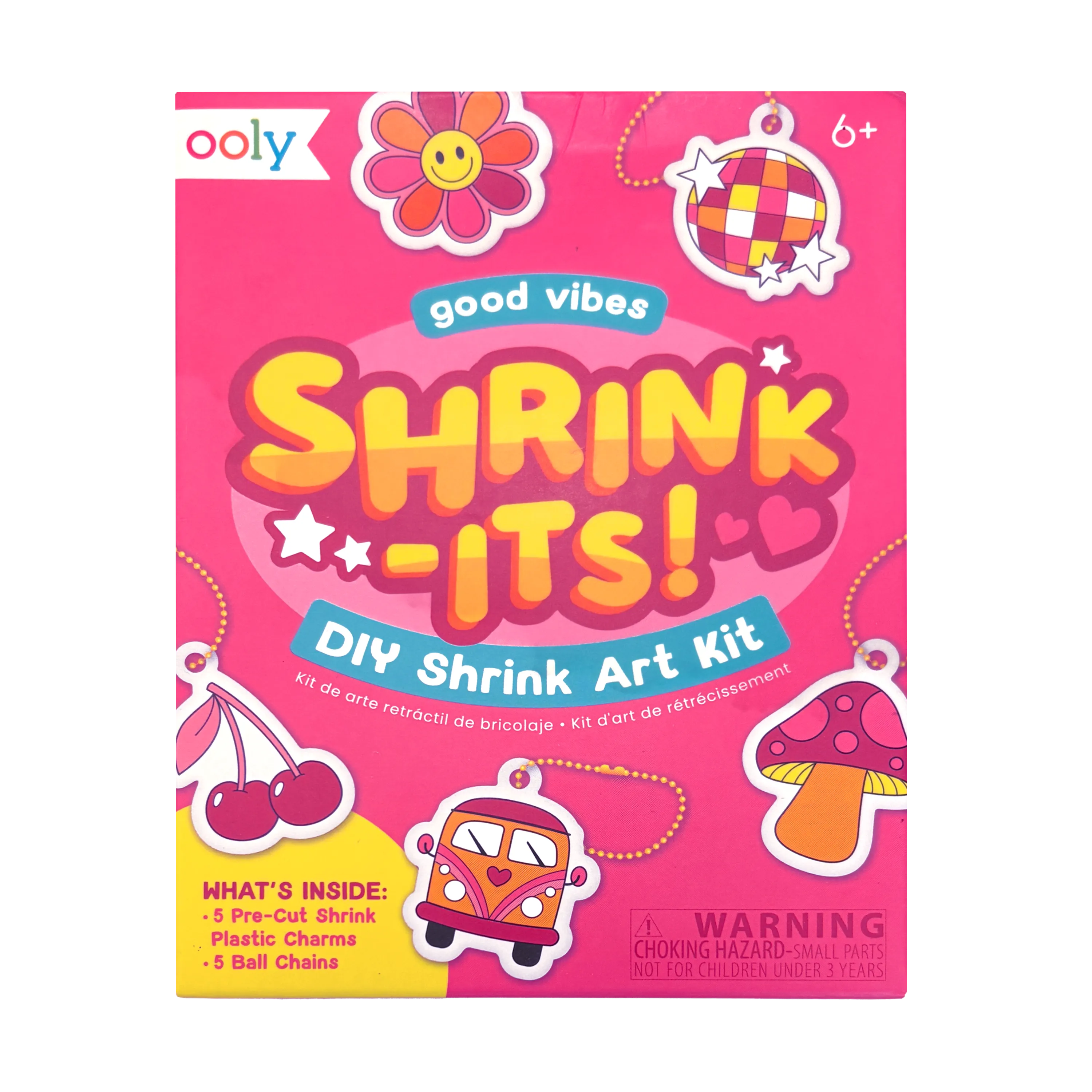 Shrink-Its! Mini DIY Shrink Art Kit - Good Vibes