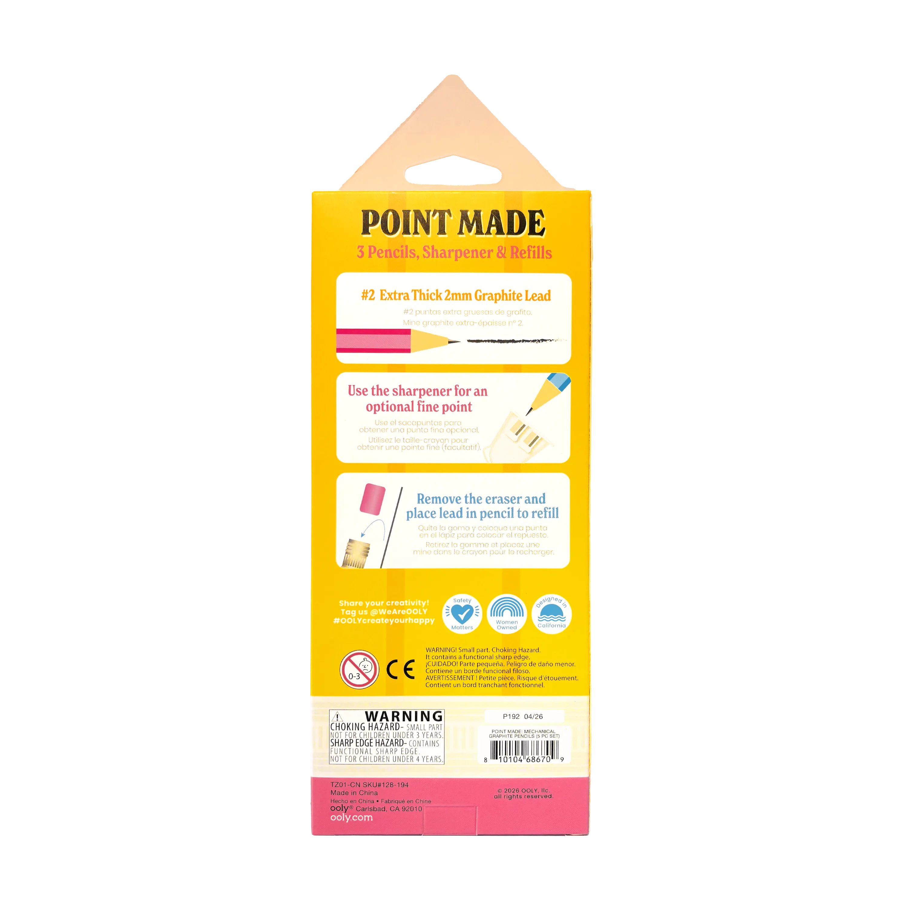 Point Made Mechanical Graphite Pencils – Set of 3