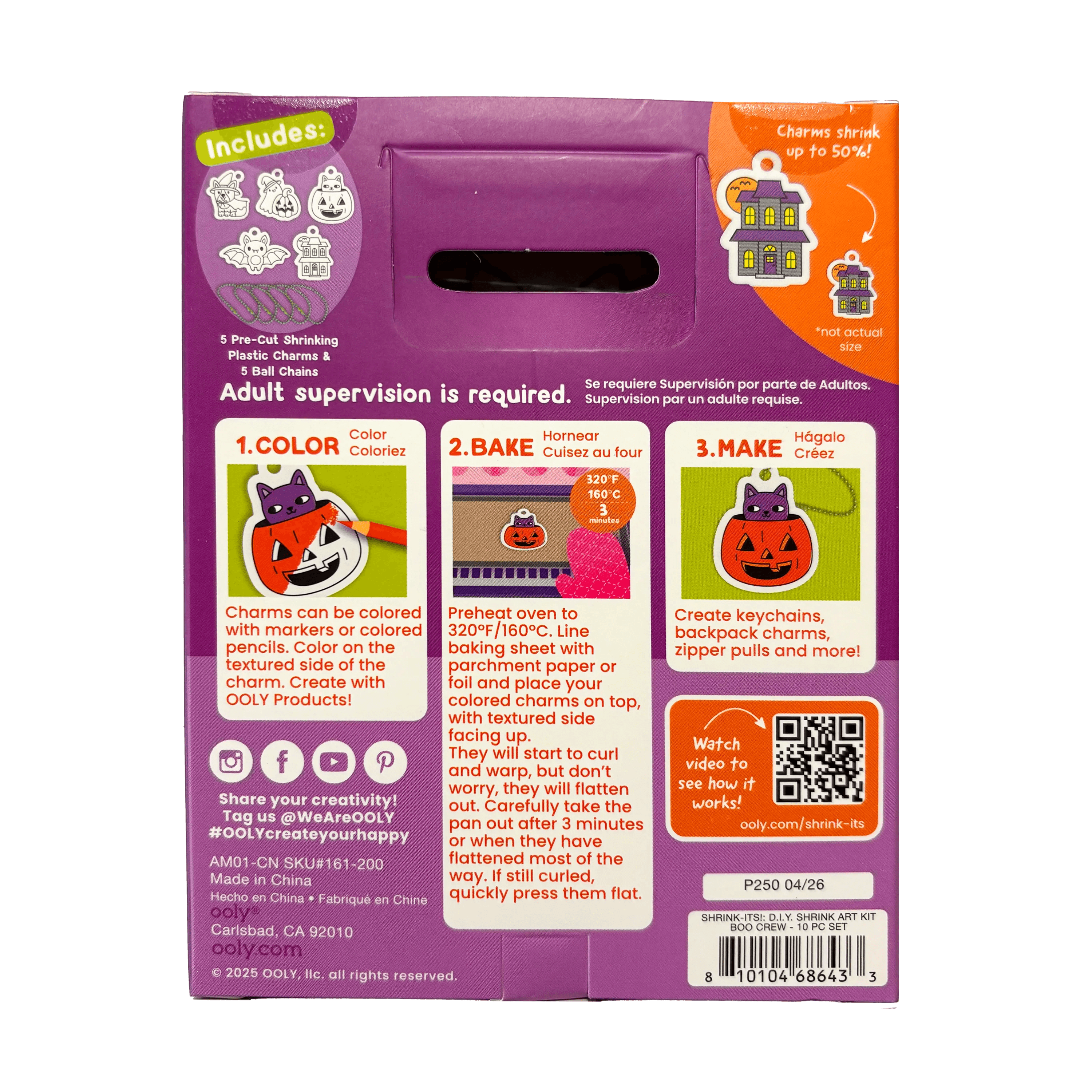 Mini Shrink-Its!: D.I.Y. Shrink Art Kit - Boo Crew