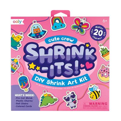 Shrink-its! DIY Shrink Art Kit - Cute Crew - 20 Charms