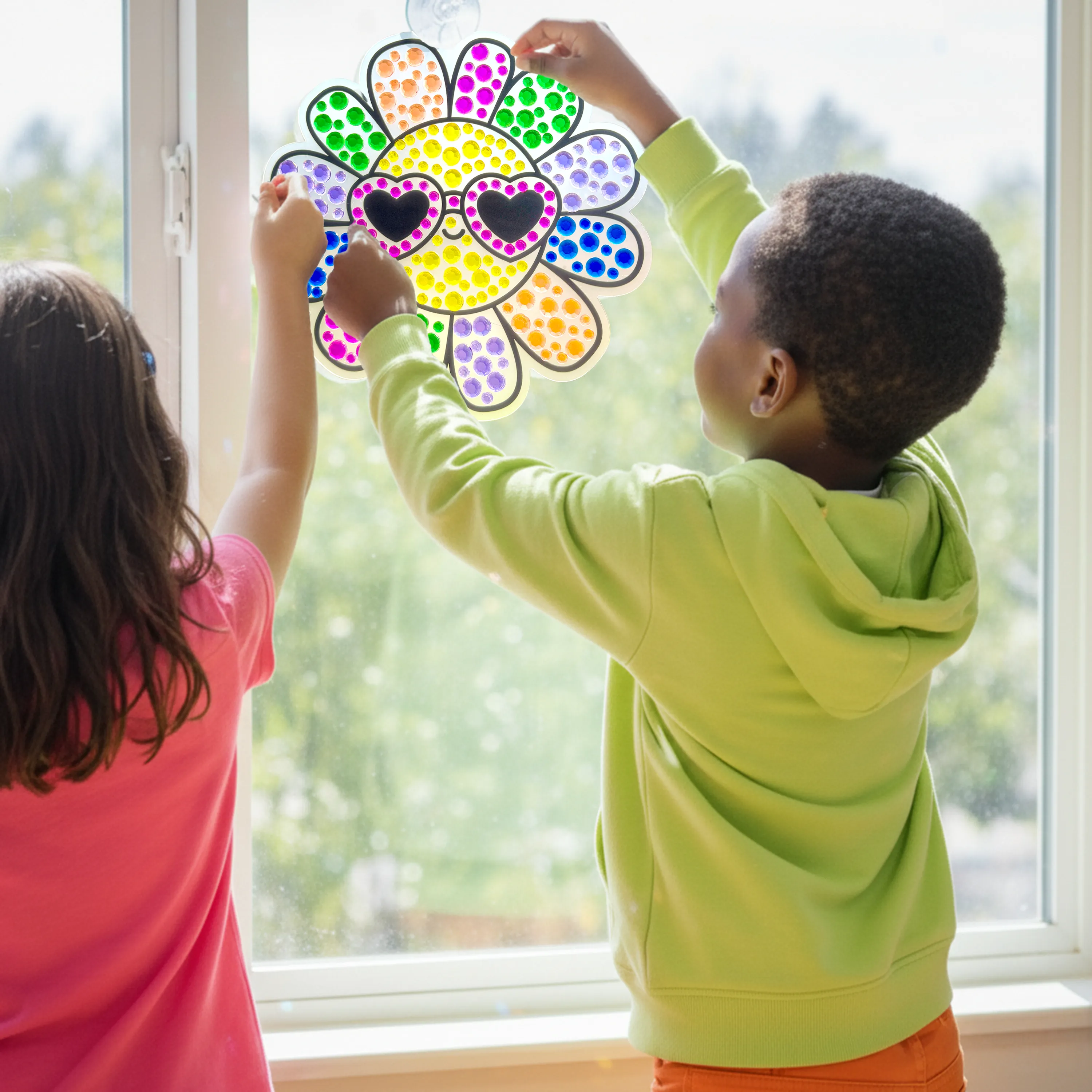 Sun Sparkles Gem Suncatcher Kit - Rainbow Magic - 4 Designs