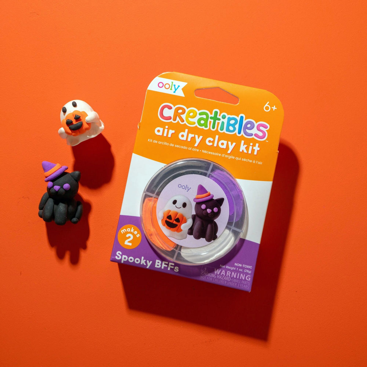Creatibles Mini Air Dry Clay - Spooky BFFs - 2 Designs