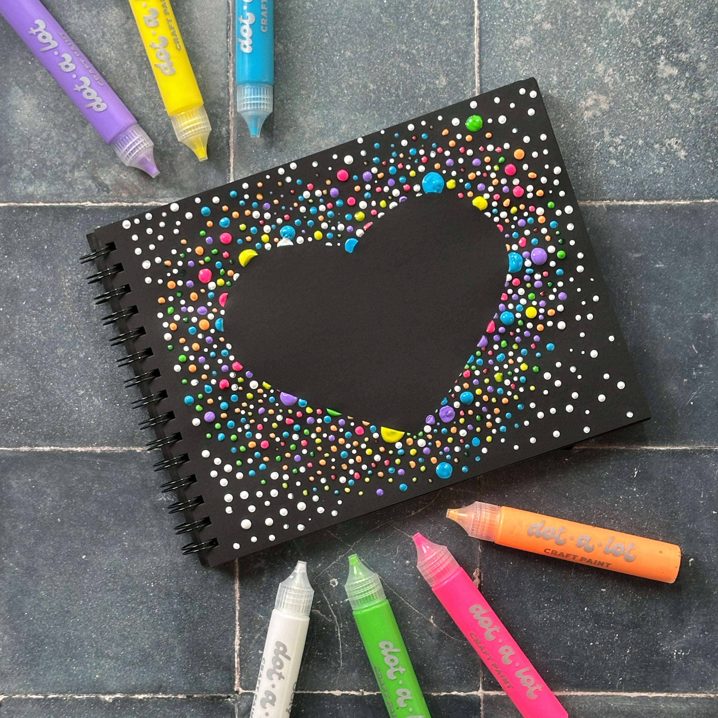 Dot-a-Lot 3D Dimensional Craft Paint - Brights - Set of 8