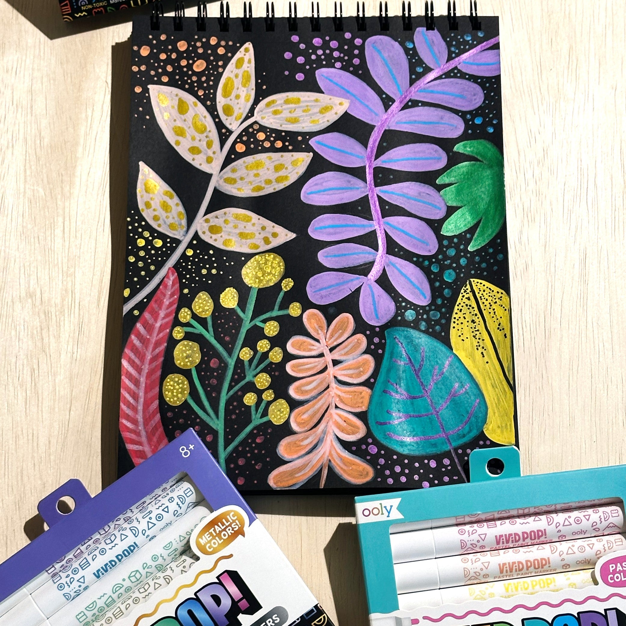 Vivid Pop! Water Based Paint Markers - Pastel - Set of 8