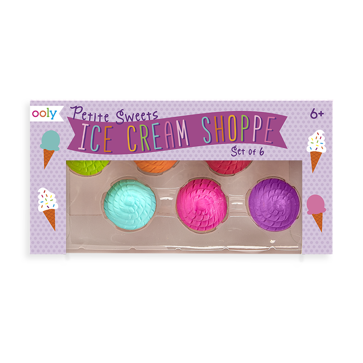 Petite Sweets Ice Cream Shoppe Scented Erasers