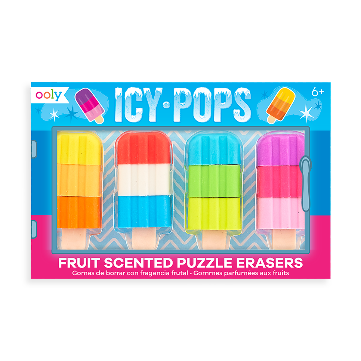 Icy Pops Scented Puzzle Erasers - OOLY