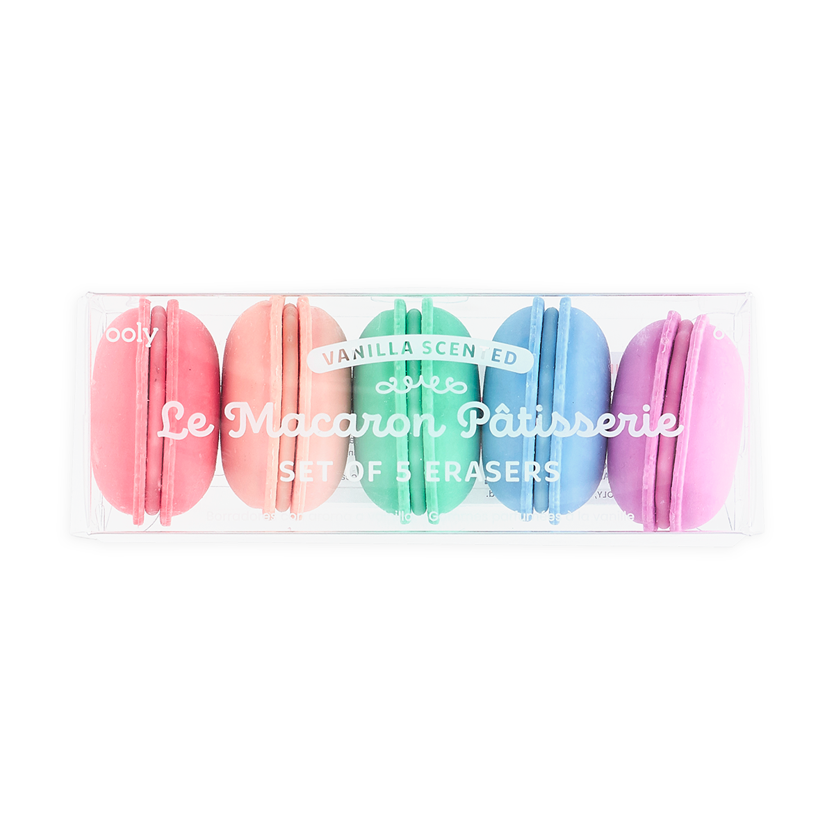 Le Macaron Pâtisserie Scented Erasers - Set of 5 - OOLY