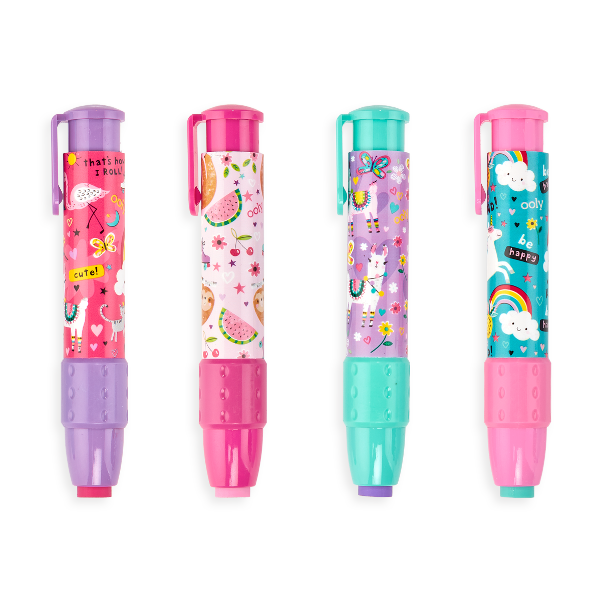 OOLY Fantastic Friends ClickIt Eraser 4 designs