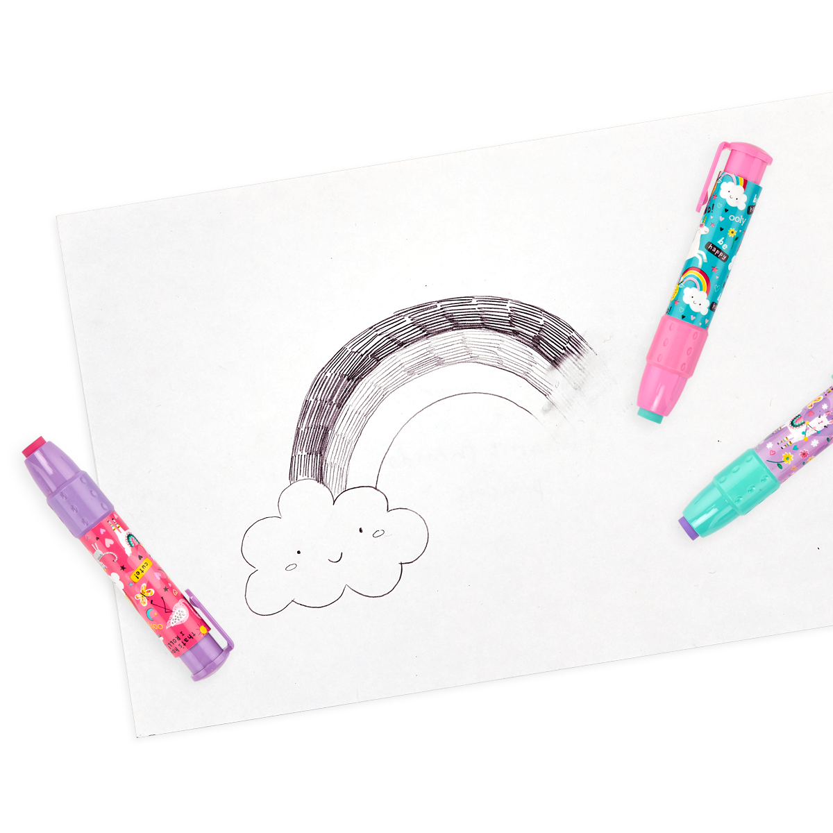 Erasing with OOLY Fantastic Friends ClickIt Eraser