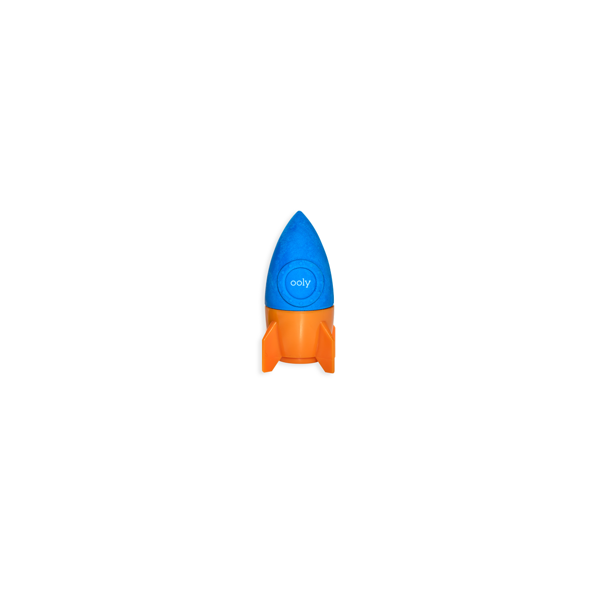 OOLY Blast Off Eraser Sharpeners and eraser in blue