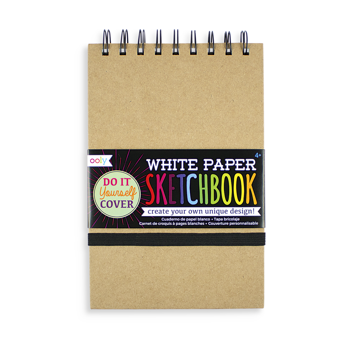 White DIY Cover Sketchbook