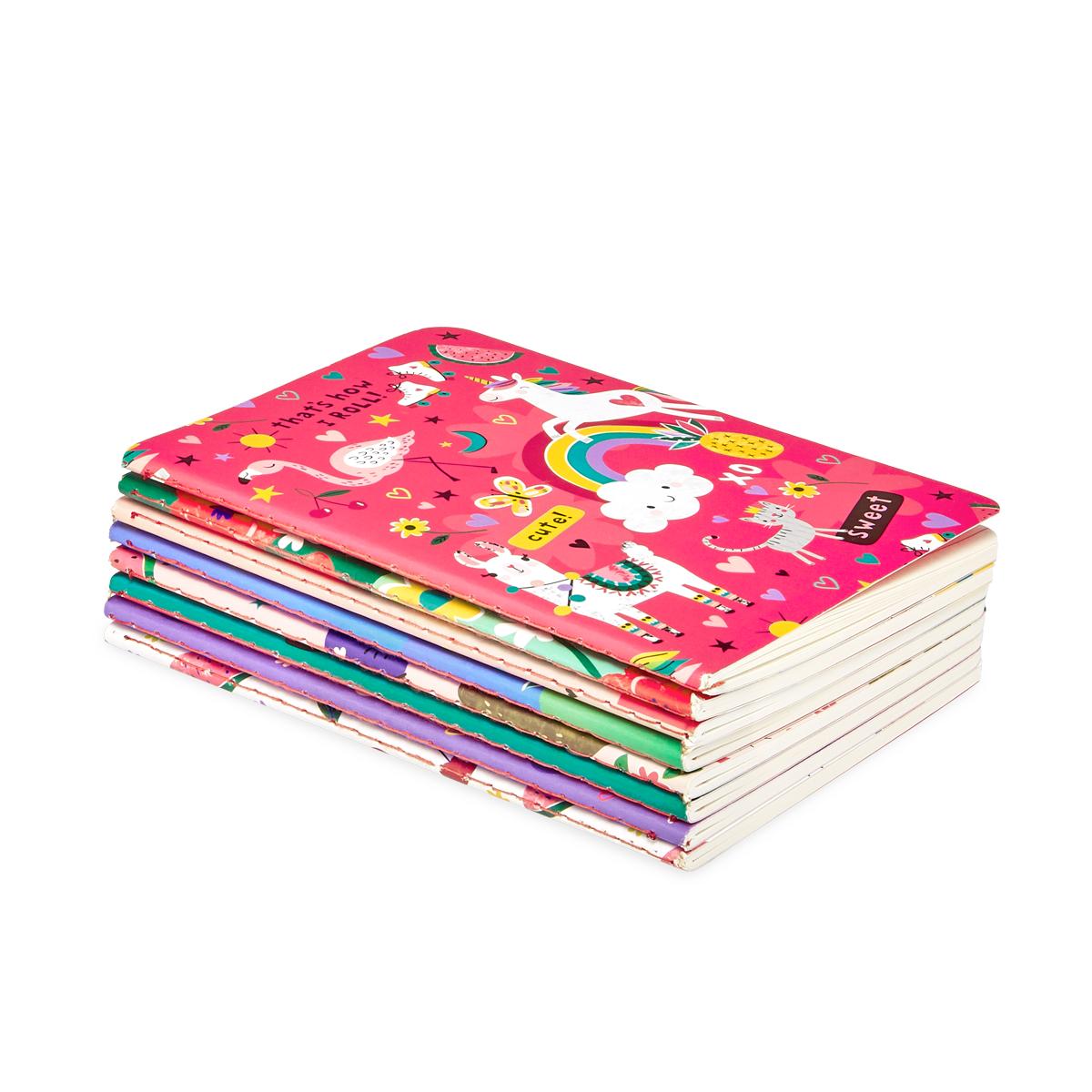 OOLY Funtastic Friends Pocket Pal Journals - Set of 8
