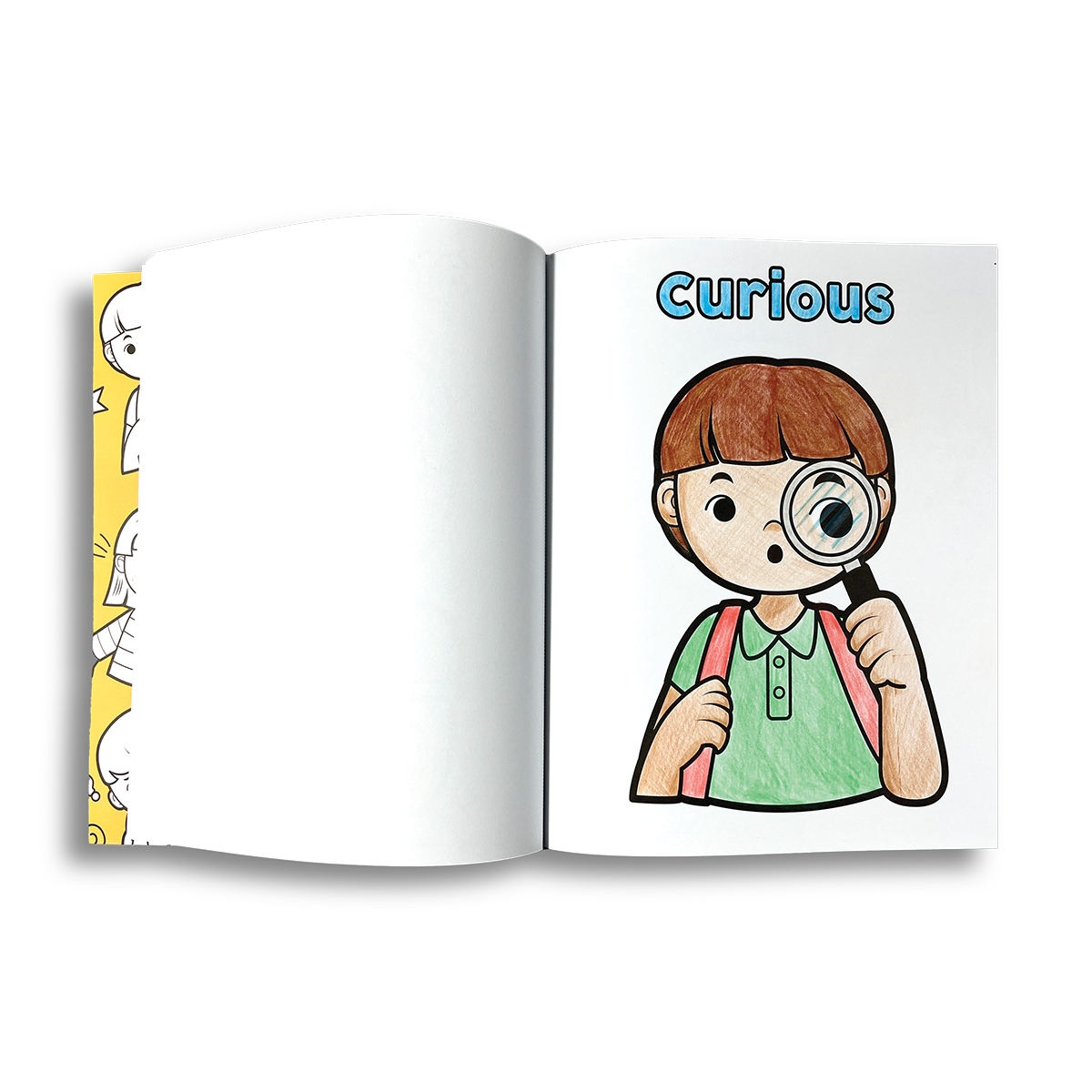 OOLY My First Feelings Toddler Color-in Book inside preview