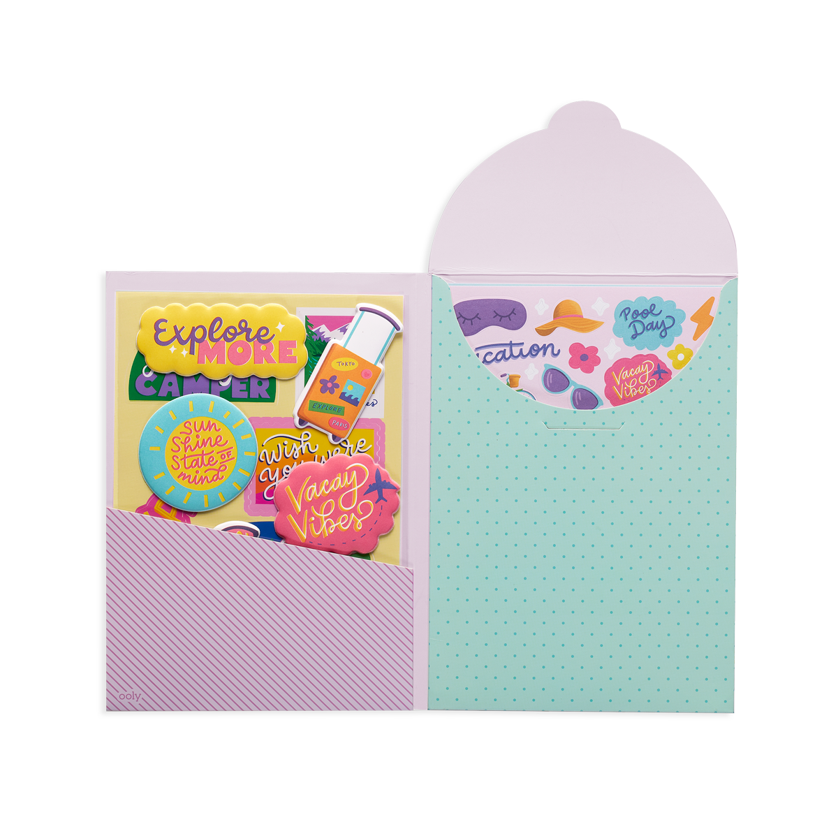 OOLY Sticker Stash Wanderlust in packaging