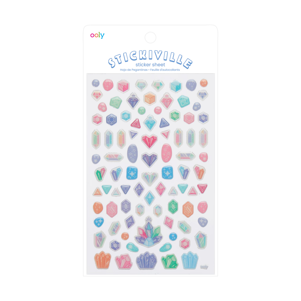 Trend Sticker Pad Sparkly Stars Hearts & Smiles