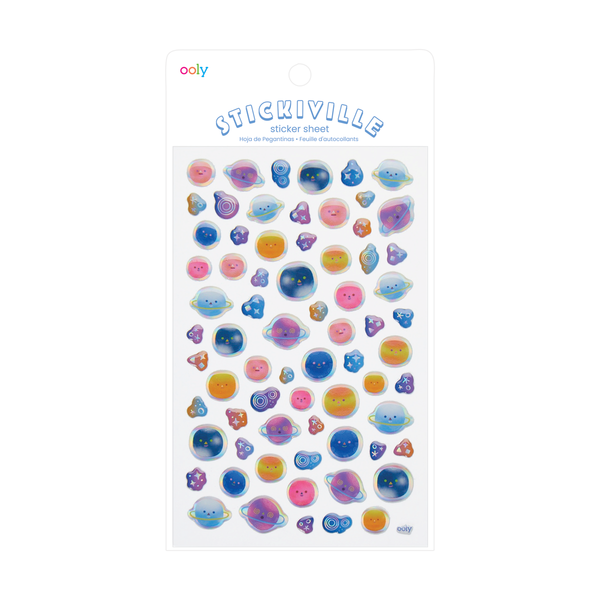 Stickiville Planet Pals sticker sheet in packaging