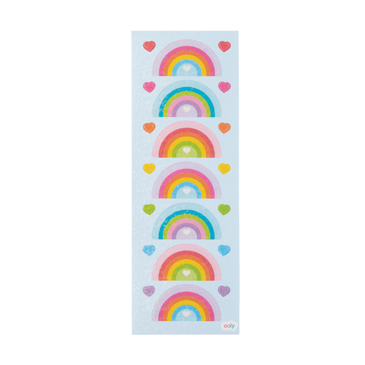 OOLY Stickiville Rainbow Love stickers