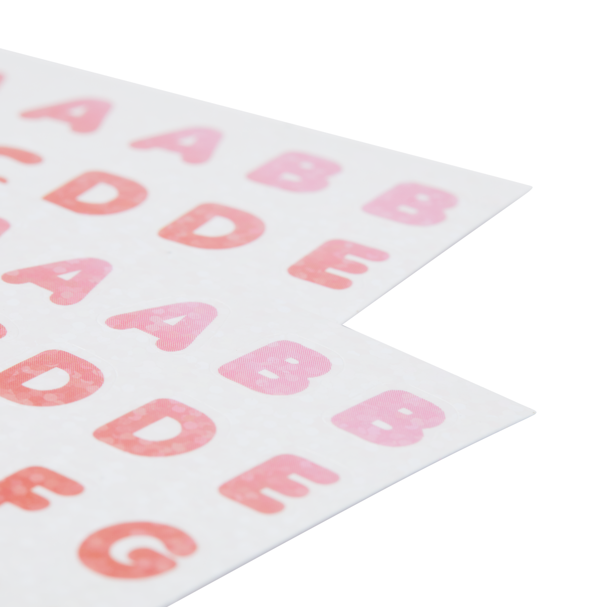 OOLY Stickiville Rainbow Letters stickers close up view