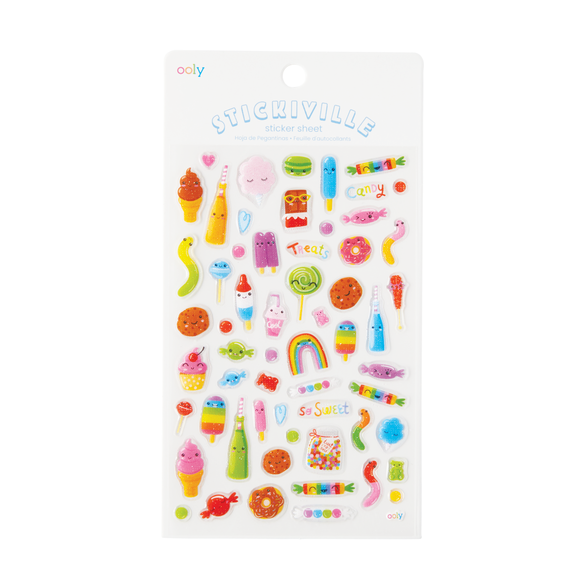 Sweet Treat Sticker Sheet, Kawaii Journal Stickers, Cute Candy