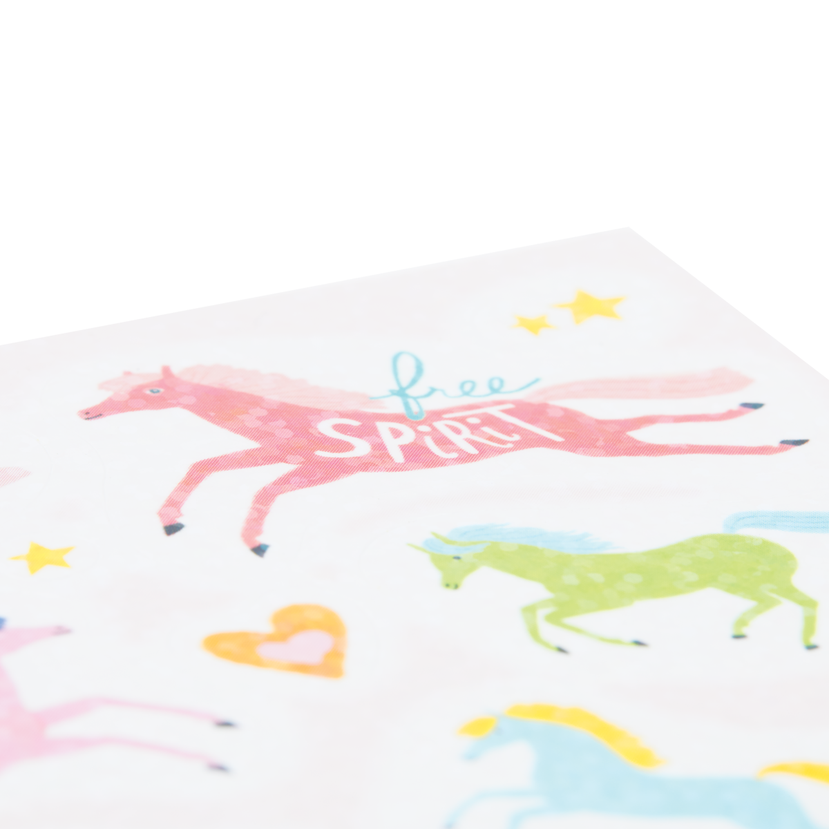 OOLY Stickiville Wild Horses stickers close up view