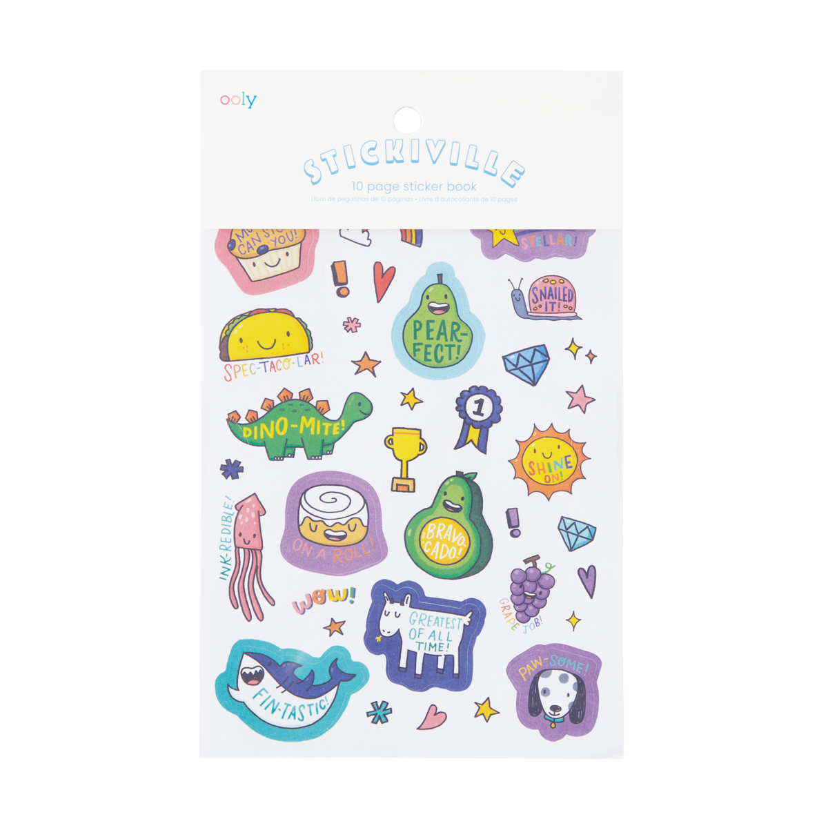 OOLY Stickiville Reward stickers in packaging