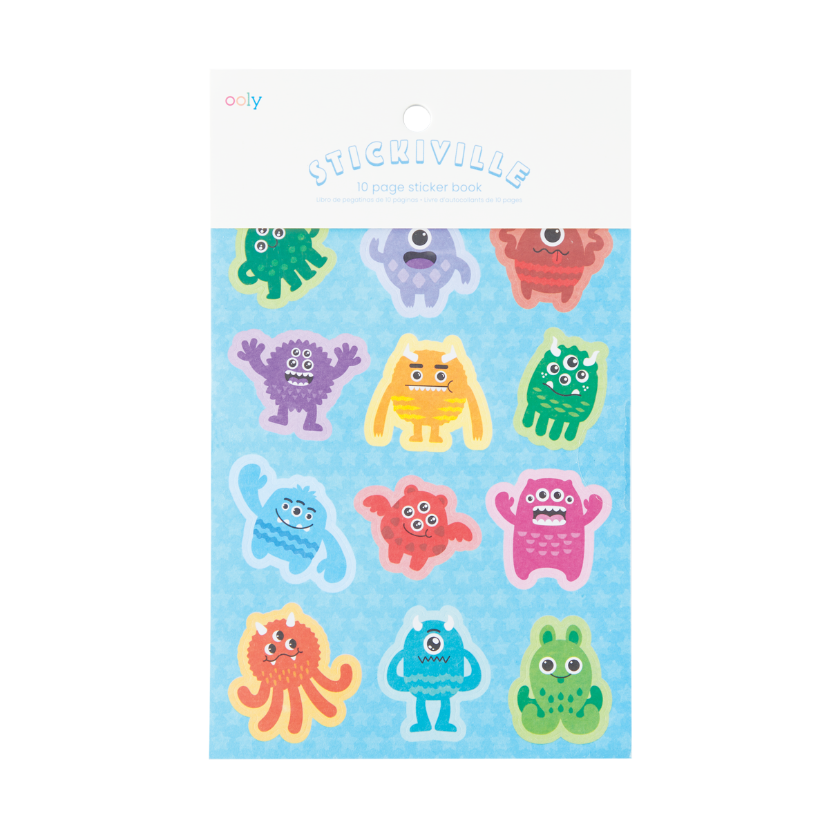 OOLY Stickiville Monster Sticker Book in packaging