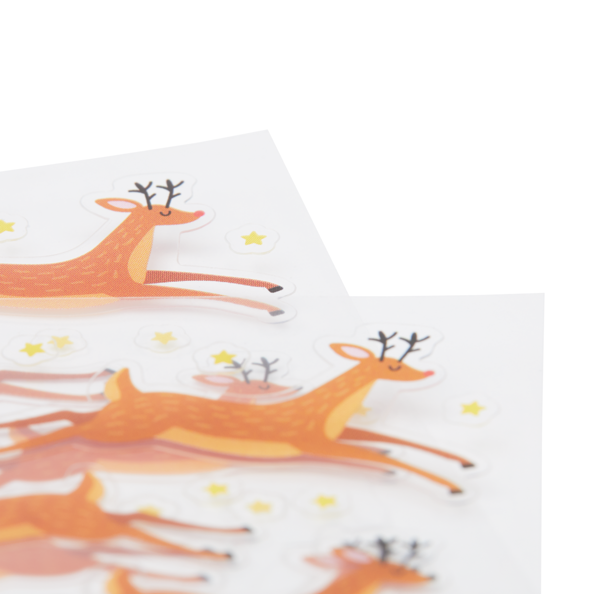 OOLY Stickiville Here Comes Santa Stickers close up view