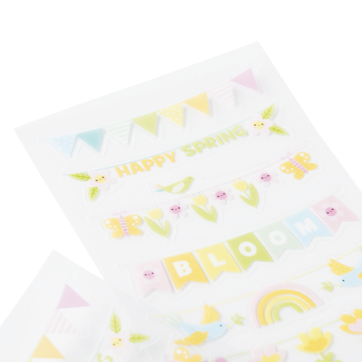 OOLY Stickiville Spring Banners Stickers close up view
